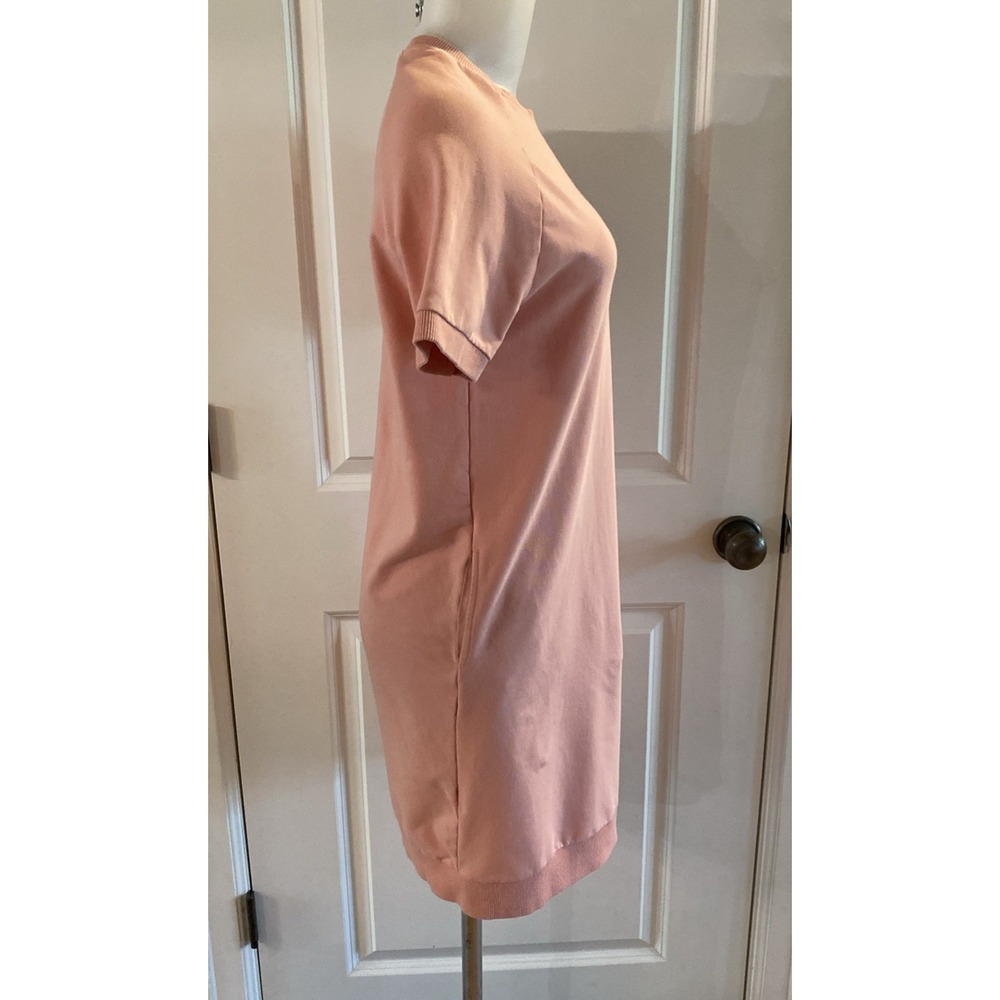 MARINE LAYER Dress Cassidy Wash Pink Raglan Cotton Sweatshirt Pullover Beach XS - Picture 5 of 10
